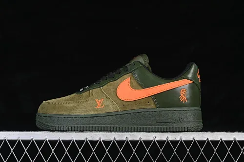 All Categories Nk Air Force 1 Air Force Series Nk Air Force 1 Low Air Force Low Nike Air Force 1'07 Low Year of the Horse Limited Military Green Orange Star Air Force One Low Casual Shoes XY9025-010